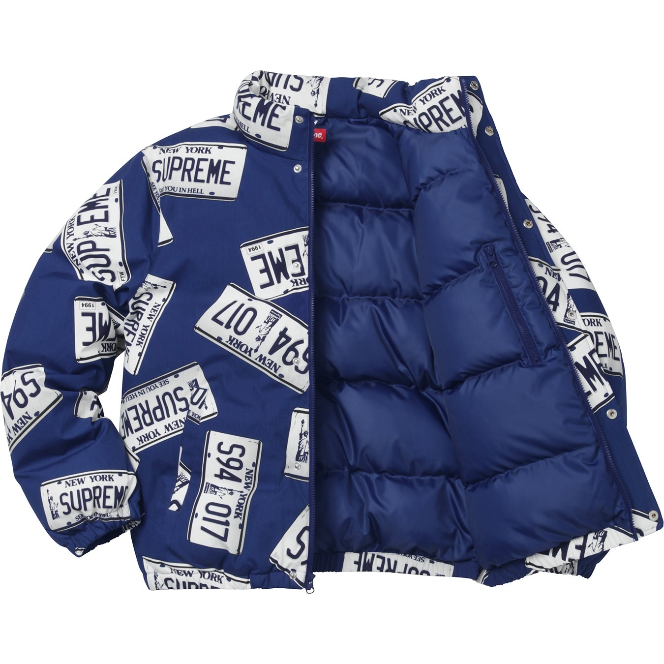 License Plate Puffy Jacket view 2